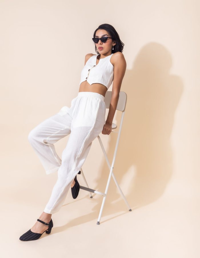 Timeless Blanc Linen Set