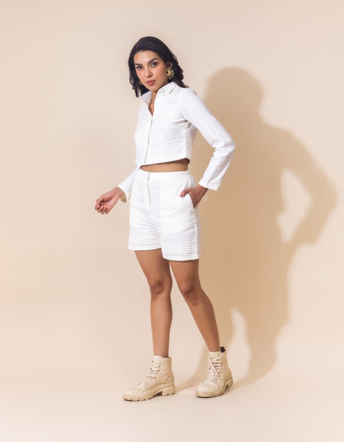 White Luxe Co-ord Set