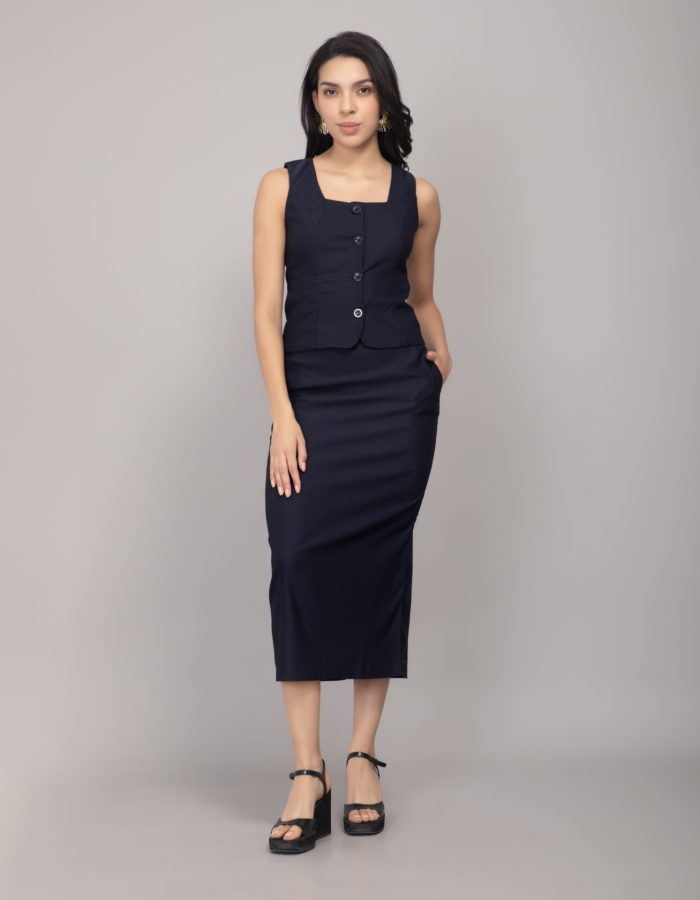 Midnight Elegance Co-ord Set